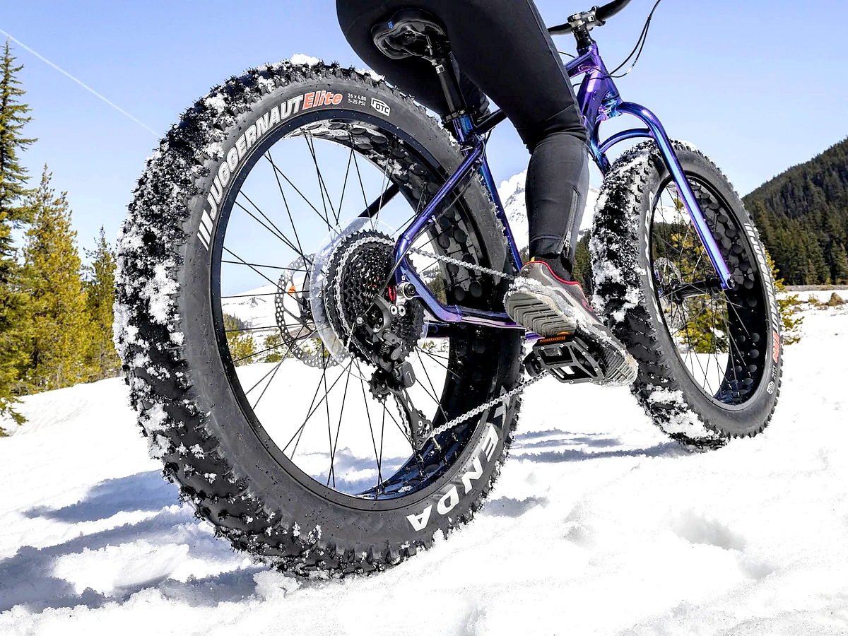 MONGOOSE ARGUS COMP 26 FAT BIKE EXCELLENT REAR VIEW